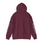 Veritas Aequitas "In Nomine Patris, et Filii, et Spiritus Sancti" Sleeve Scripture Pullover