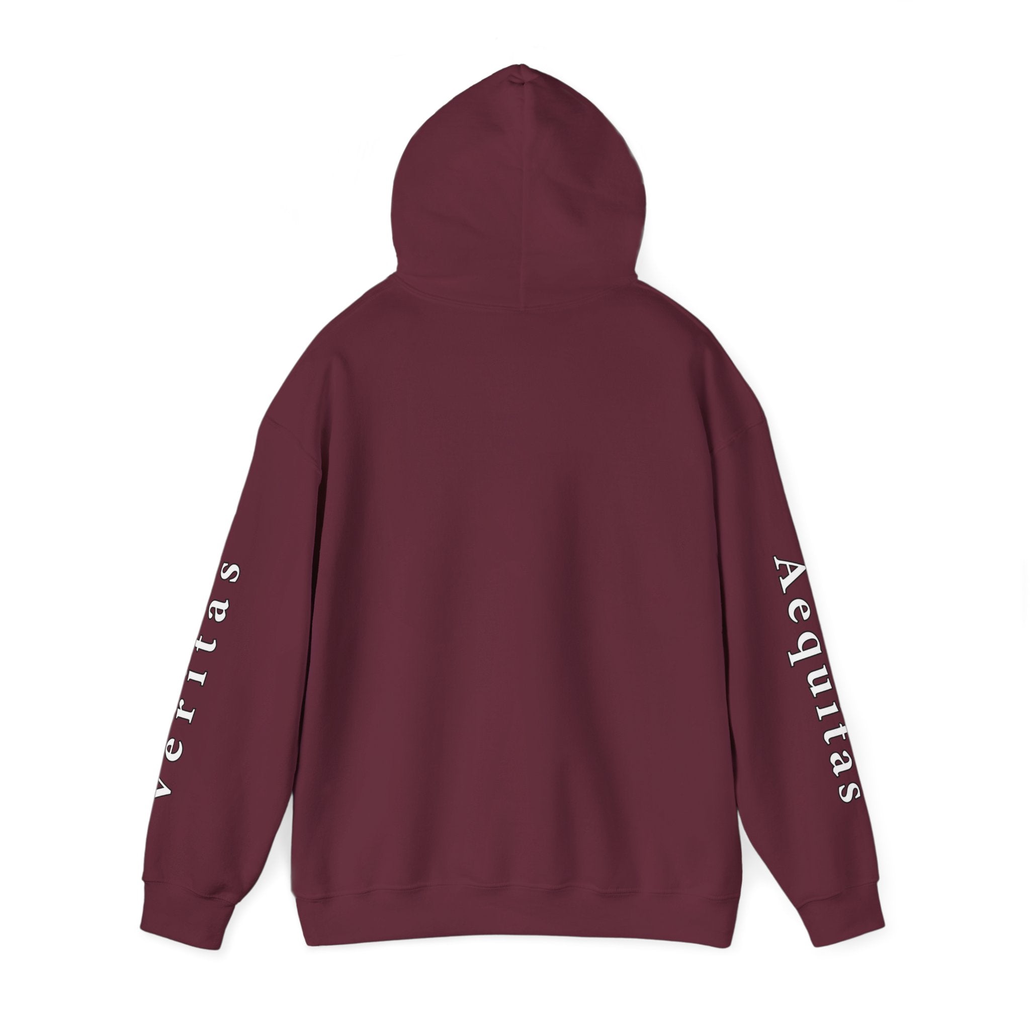 Veritas Aequitas "In Nomine Patris, et Filii, et Spiritus Sancti" Sleeve Scripture Pullover