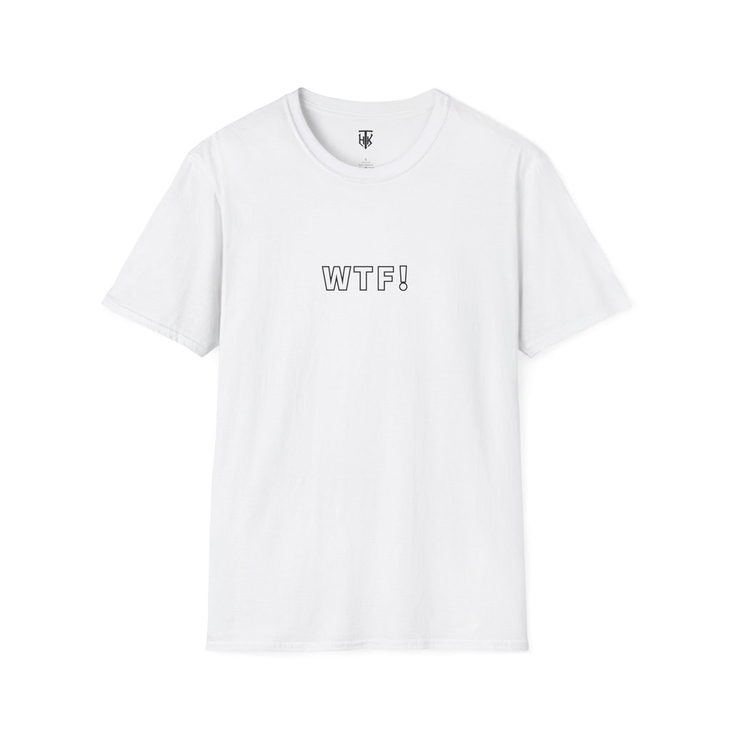 WTF! Graphic Tee — Funny Minimal Statement T-Shirt