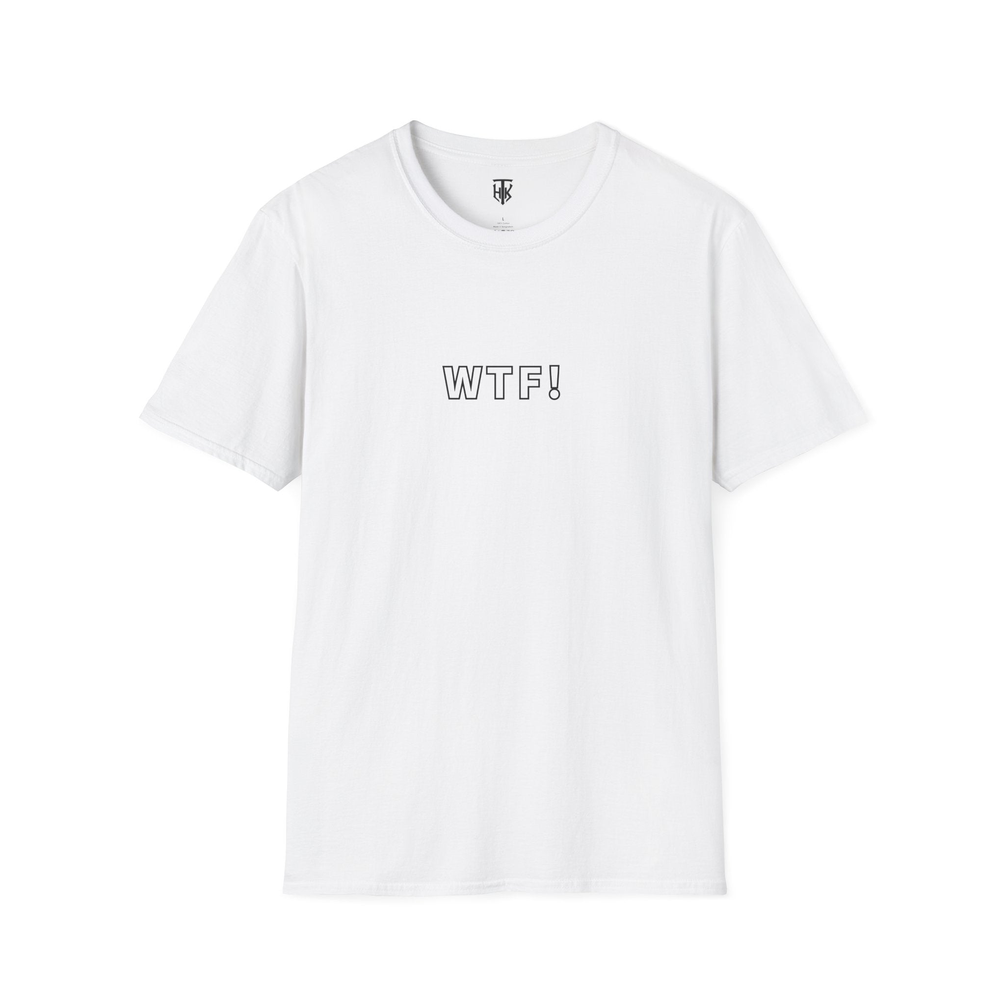 WTF! Graphic Tee — Funny Minimal Statement T-Shirt