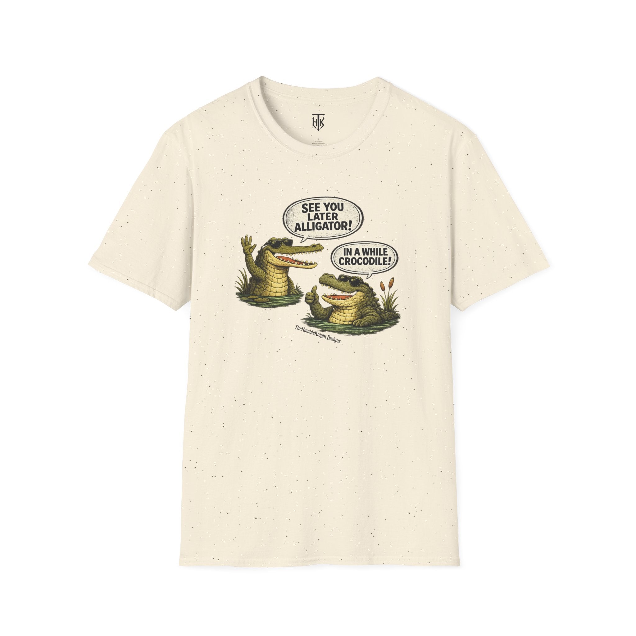"See You Later Alligator / In A While Crocodile" Retro Graphic Tee