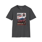 Built to Conquer Racing T-Shirt — Midnight Run Vintage Car Graphic