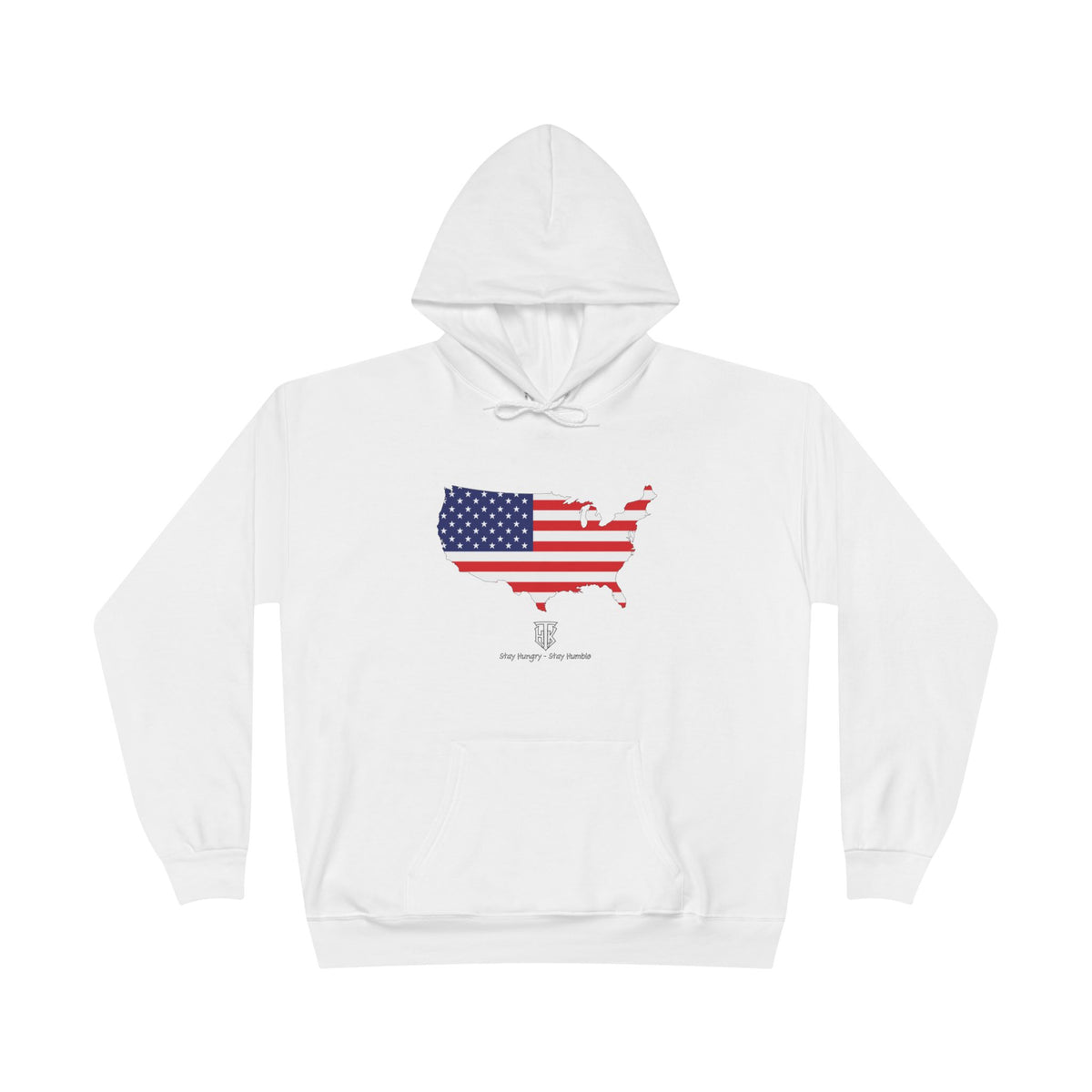 THK American Flag USA Map Hoodie