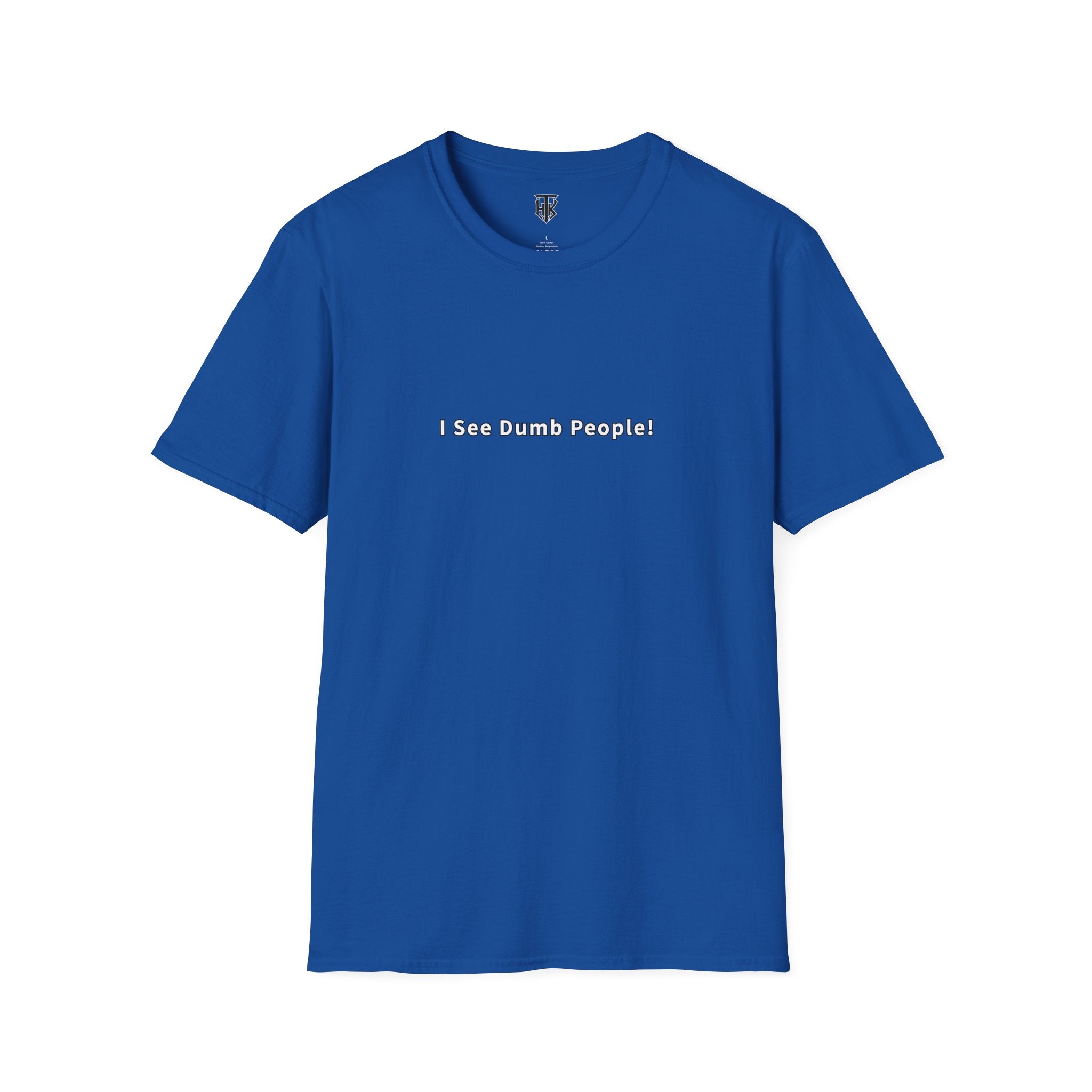 "I See Dumb People!" Minimalist Graphic Tee