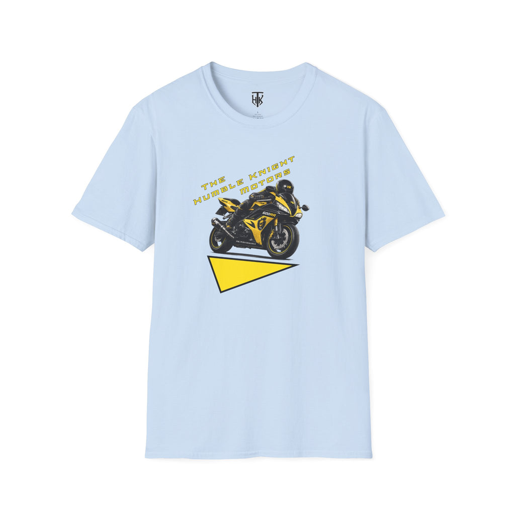 The Humble Knight Motors Yellow Sportbike Tee