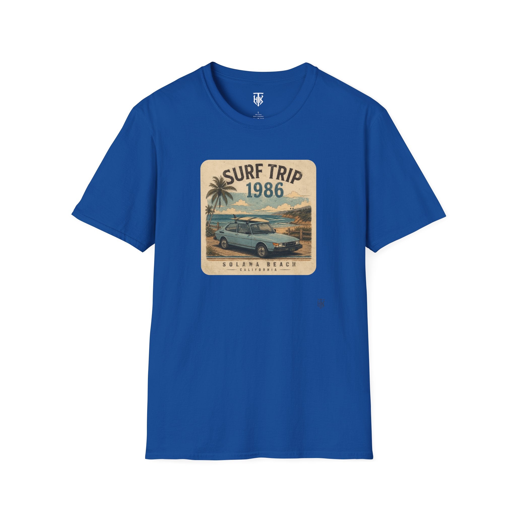 The HumbleKnight Surf Trip 1986 T-Shirt — Vintage Beach Surfboard Retro Vacation Tee