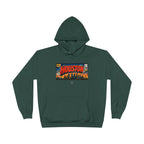 Houston Skyline Hoodie — Vintage Comic Book Design