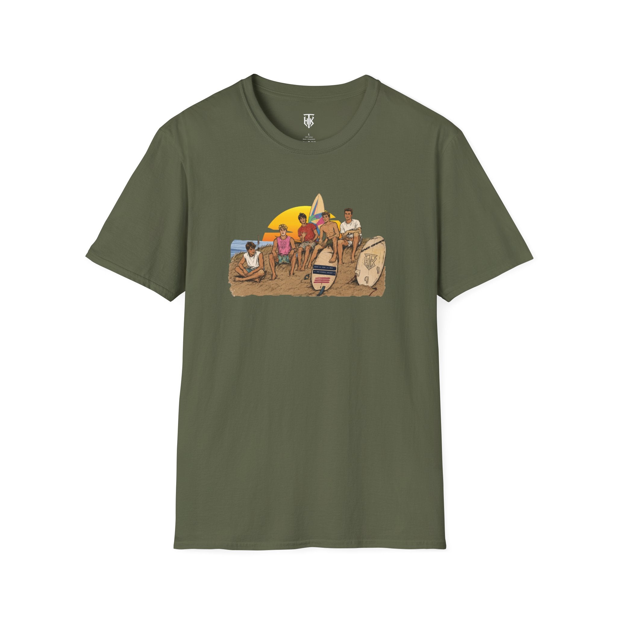 Surf Crew Graphic T-Shirt — Vintage Beach Vibes
