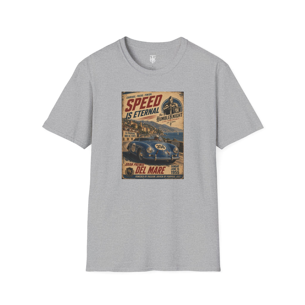 Vintage Racing T-Shirt — "Speed Is Eternal" Retro Race Car Tee