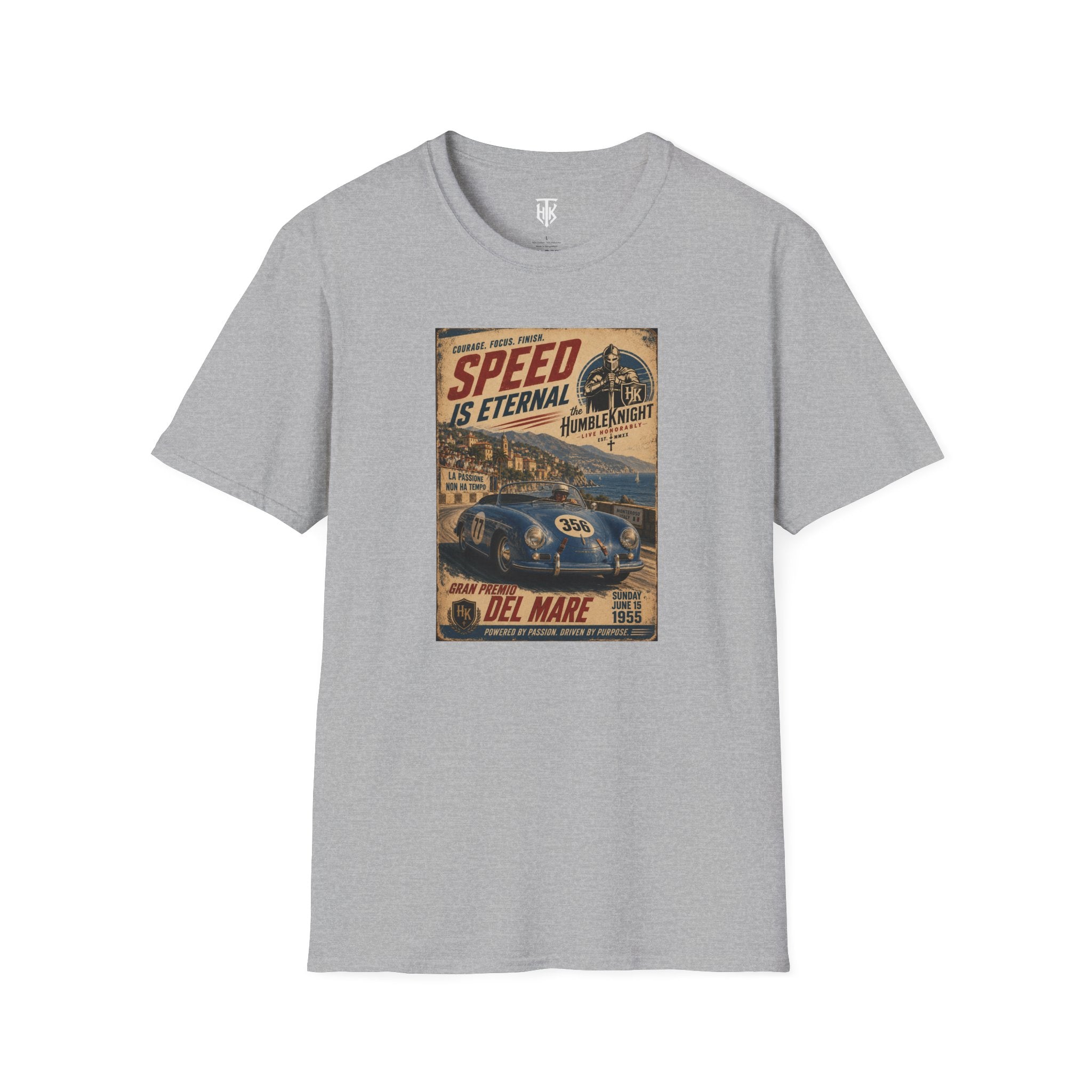 Vintage Racing T-Shirt — "Speed Is Eternal" Retro Race Car Tee
