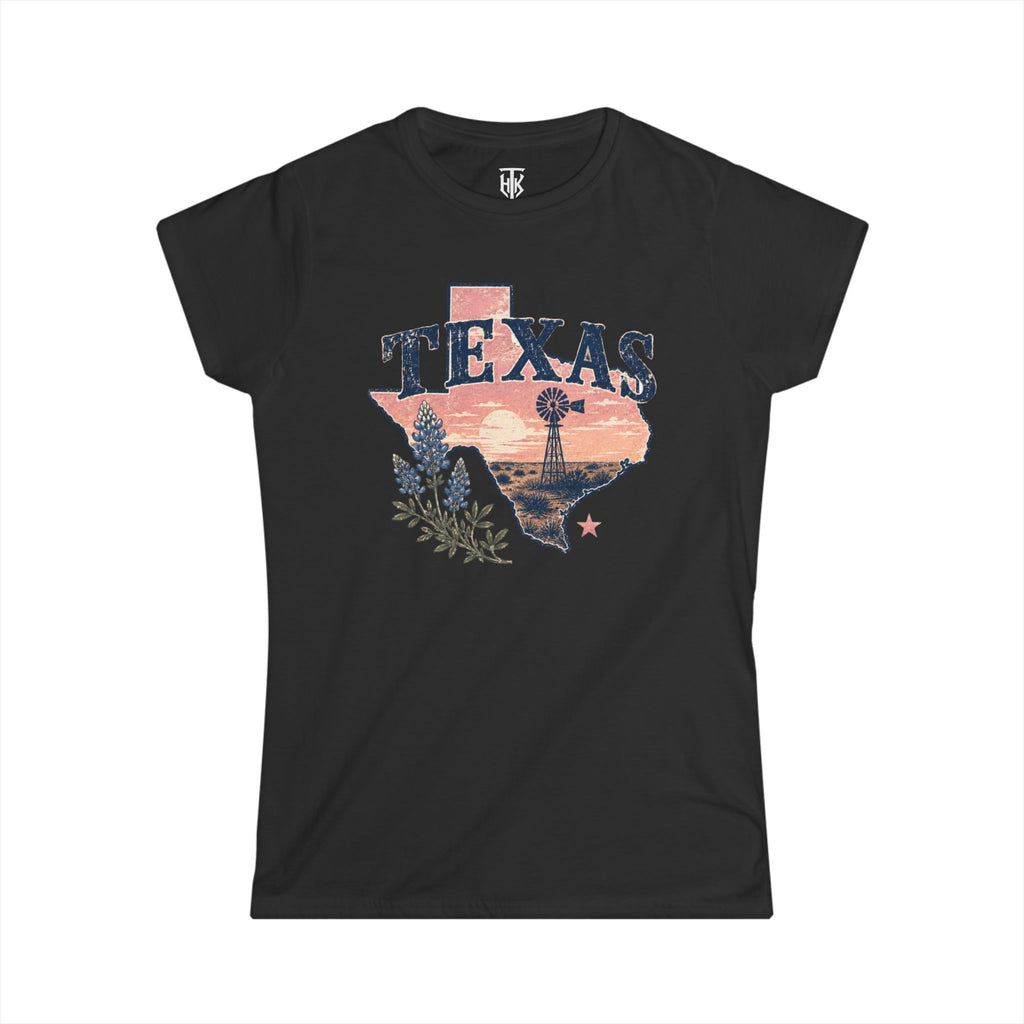 Texas Wildflower Vintage Women's Tee