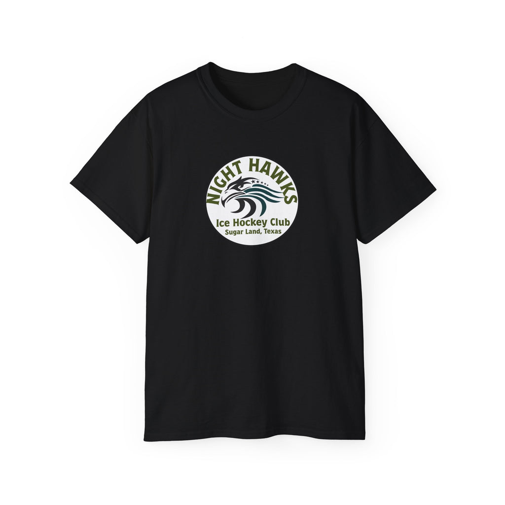 Night Hawks Ice Hockey Club Tee — Sugar Land, Texas Vintage Logo