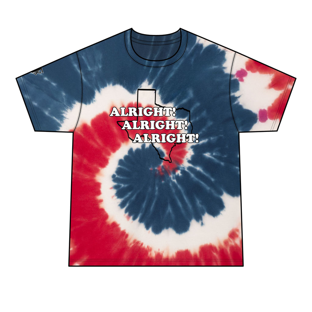 Texas 'Alright! Alright! Alright!' Texas Tie-Dye Tee