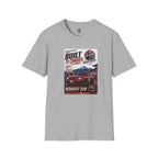 Built to Conquer Racing T-Shirt — Midnight Run Vintage Car Graphic