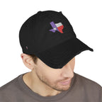 Distressed Dad Hat (Embroidery)
