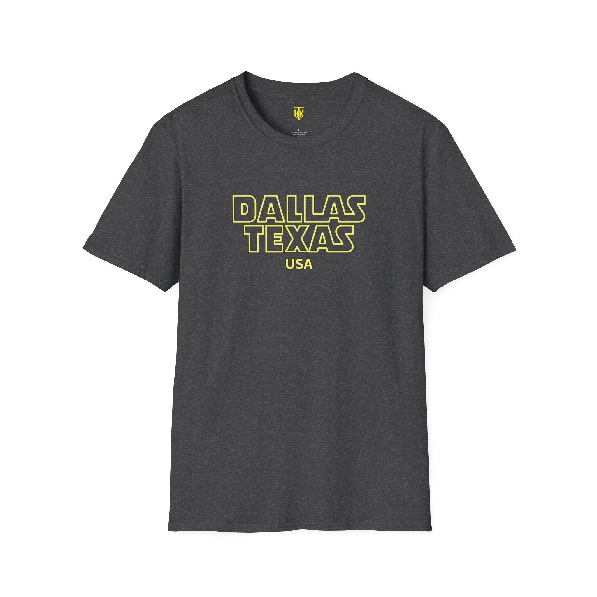 Dallas Texas USA T‑Shirt — Retro Block Letter City Tee