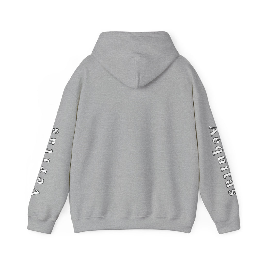 Veritas Aequitas "In Nomine Patris, et Filii, et Spiritus Sancti" Sleeve Scripture Pullover