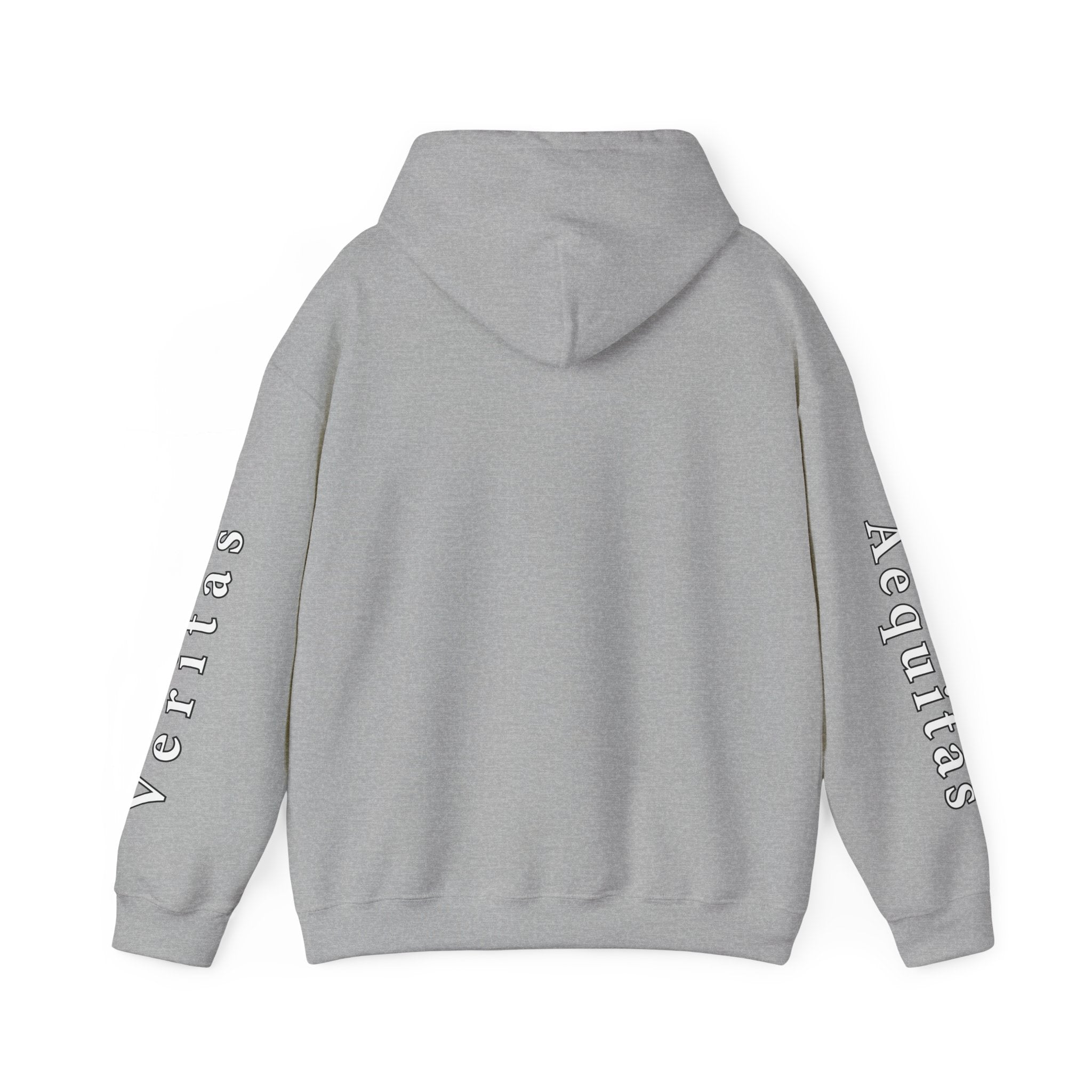 Veritas Aequitas "In Nomine Patris, et Filii, et Spiritus Sancti" Sleeve Scripture Pullover