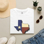 Texas Flag Outline T‑Shirt — Lone Star State Map Tee
