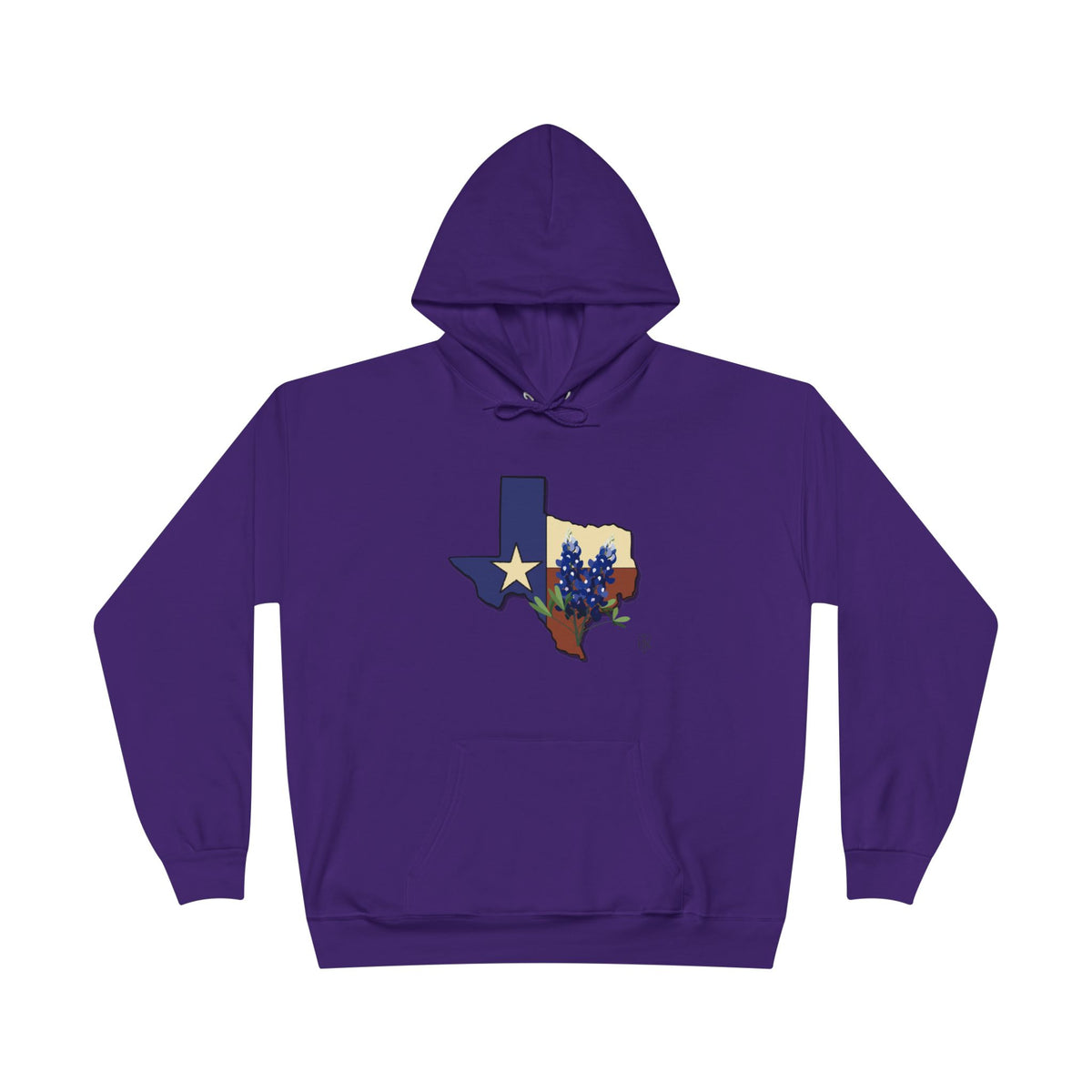 Texas State Hoodie with Bluebonnet & Lone Star