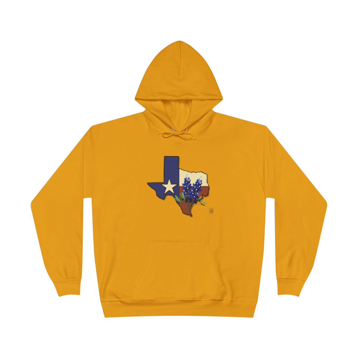 Texas State Hoodie with Bluebonnet & Lone Star
