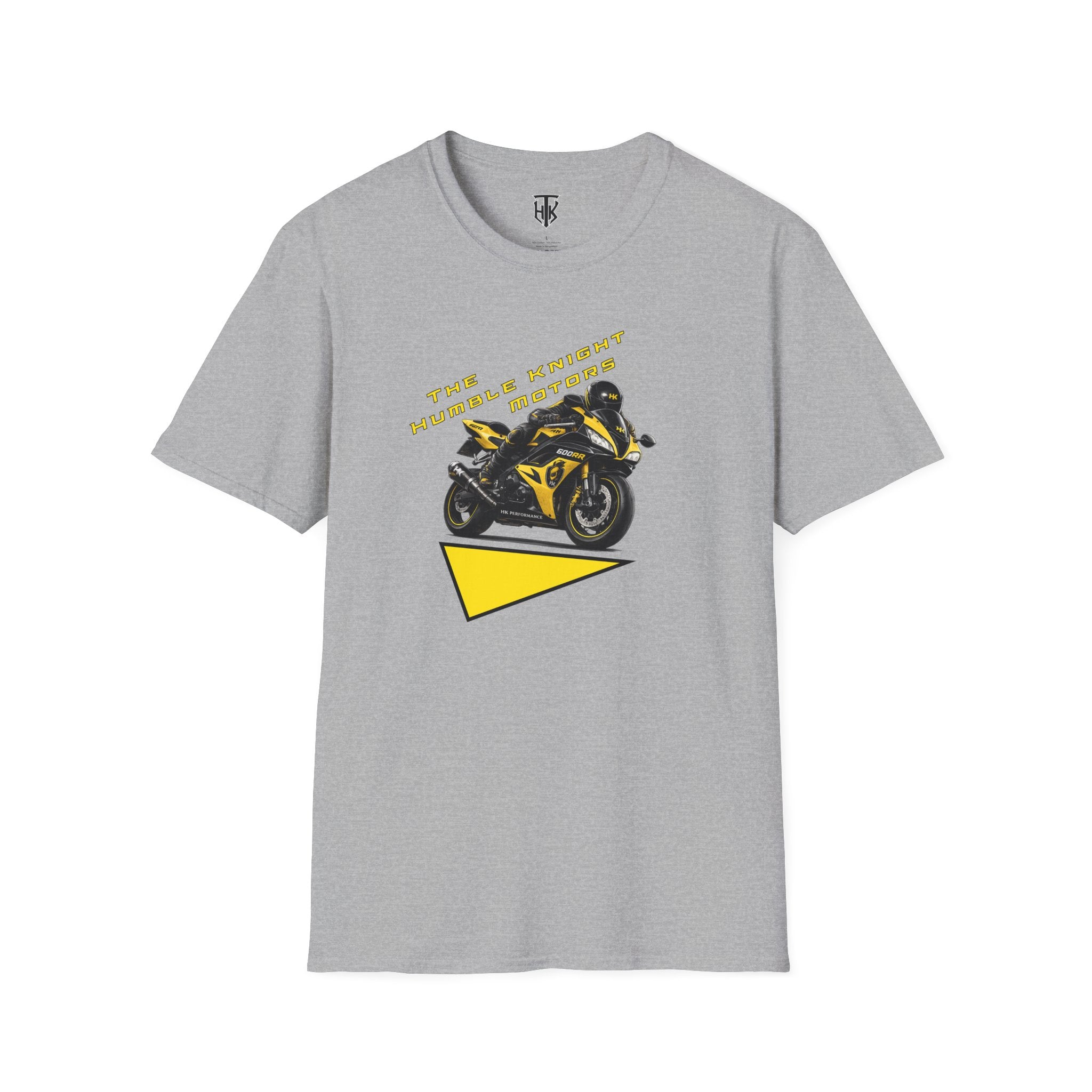 The Humble Knight Motors Yellow Sportbike Tee