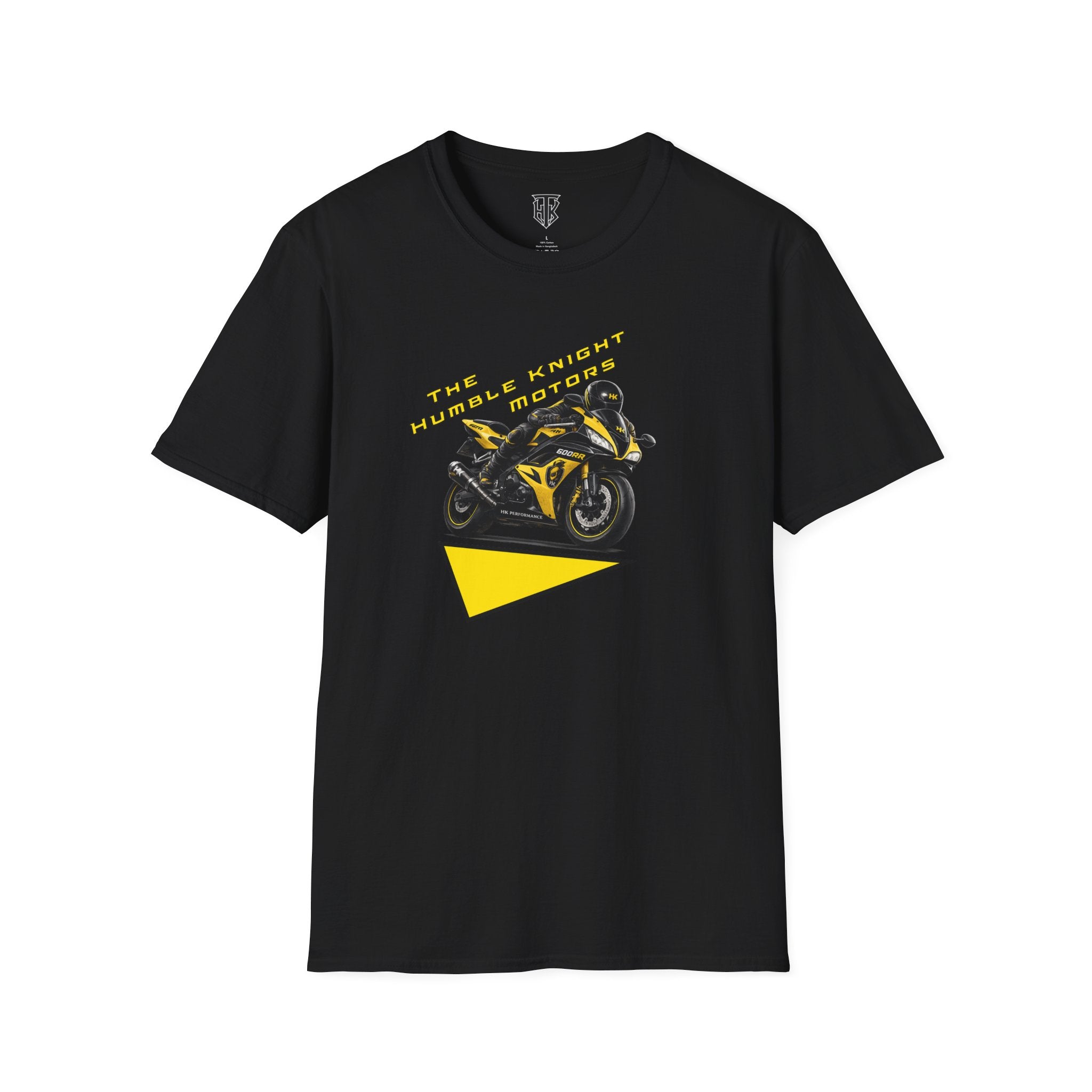 The Humble Knight Motors Yellow Sportbike Tee