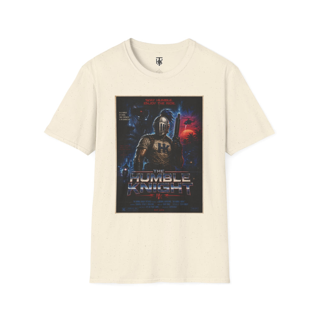 "The Humble Knight" Retro Sci‑Fi Armor Poster Tee