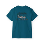 Humble Knight Surf Shop Tee - Vintage Beach Logo Cotton T-Shirt
