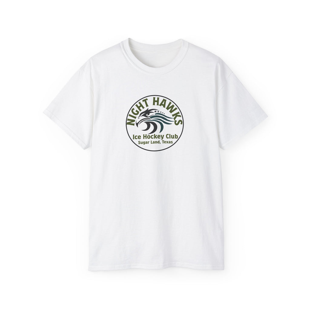 Night Hawks Ice Hockey Club Tee — Sugar Land, Texas Vintage Logo