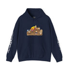 Surf Crew Vintage Sunset Hoodie — Beach Surfing Graphic Pullover