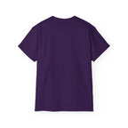 Shield Monogram Tee — Elegant Metallic Initials Graphic T-Shirt