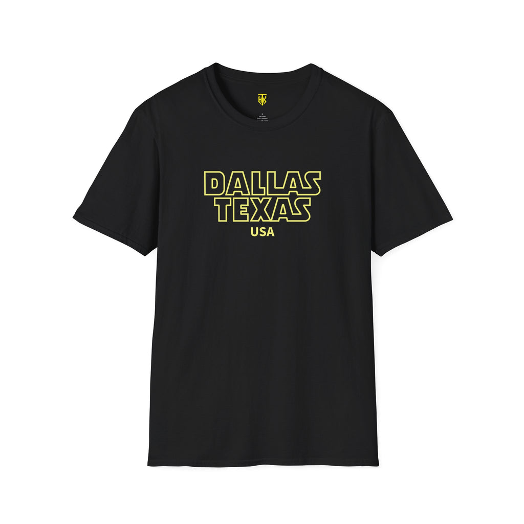 Dallas Texas USA T‑Shirt — Retro Block Letter City Tee