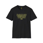 Dallas Texas USA T‑Shirt — Retro Block Letter City Tee