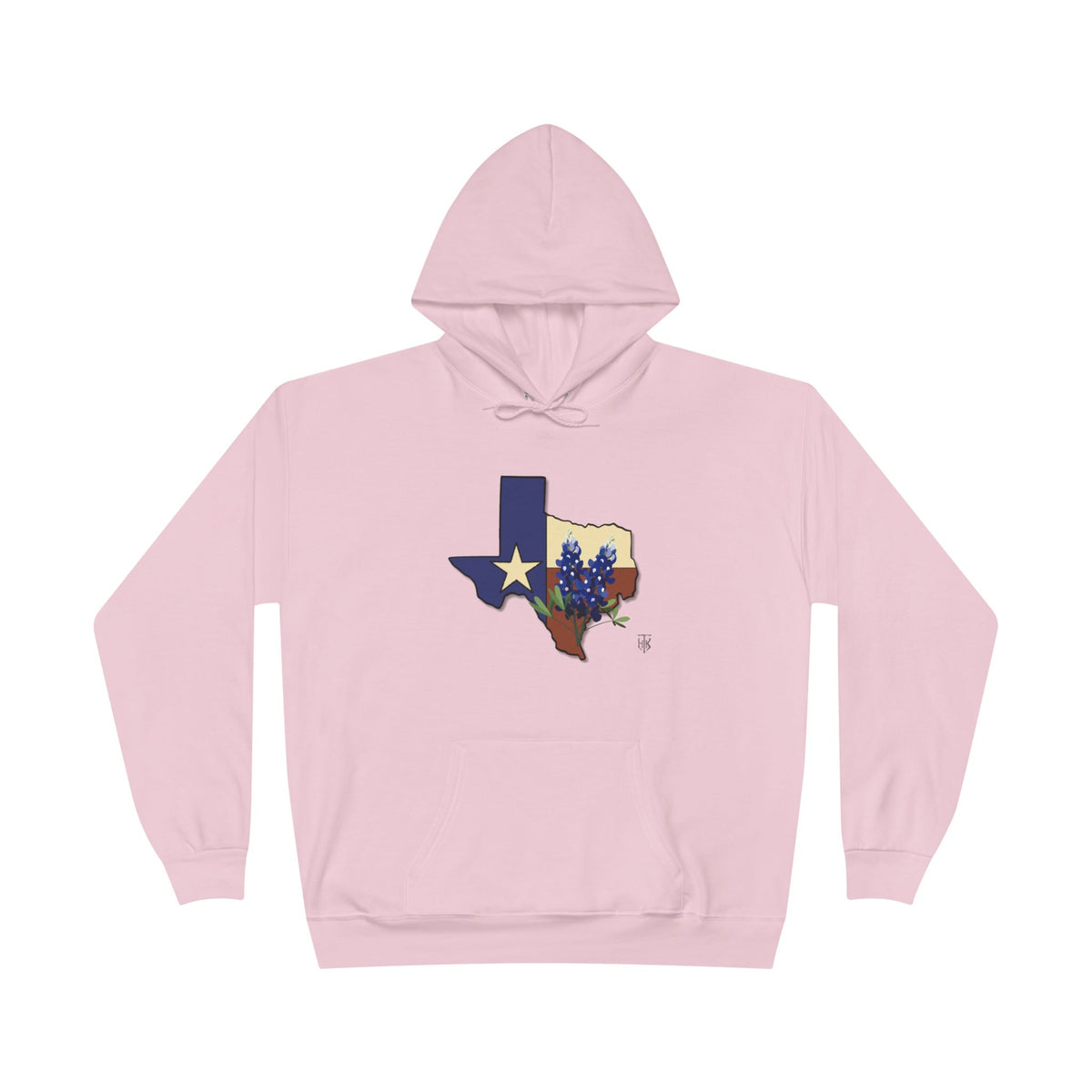 Texas State Hoodie with Bluebonnet & Lone Star