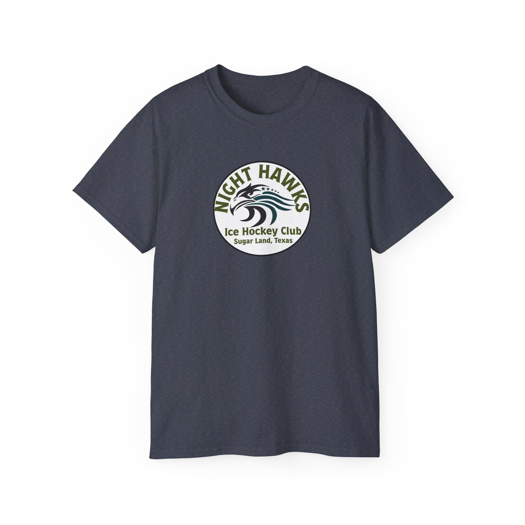 Night Hawks Ice Hockey Club Tee — Sugar Land, Texas Vintage Logo