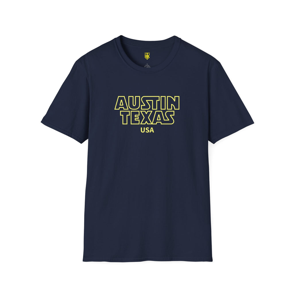 Austin Texas USA Retro Neon T-Shirt