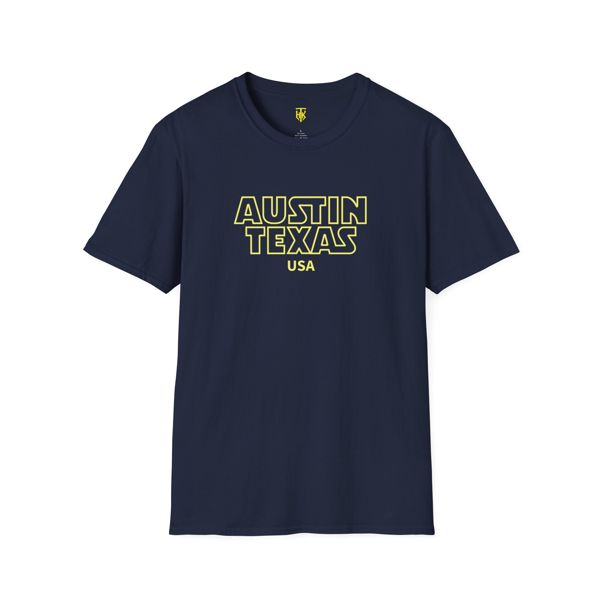 Austin Texas USA Retro Neon T-Shirt