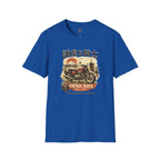 Vintage Japanese Motorcycle T-Shirt — '謙虚な騎士' Vintage Rider Graphic