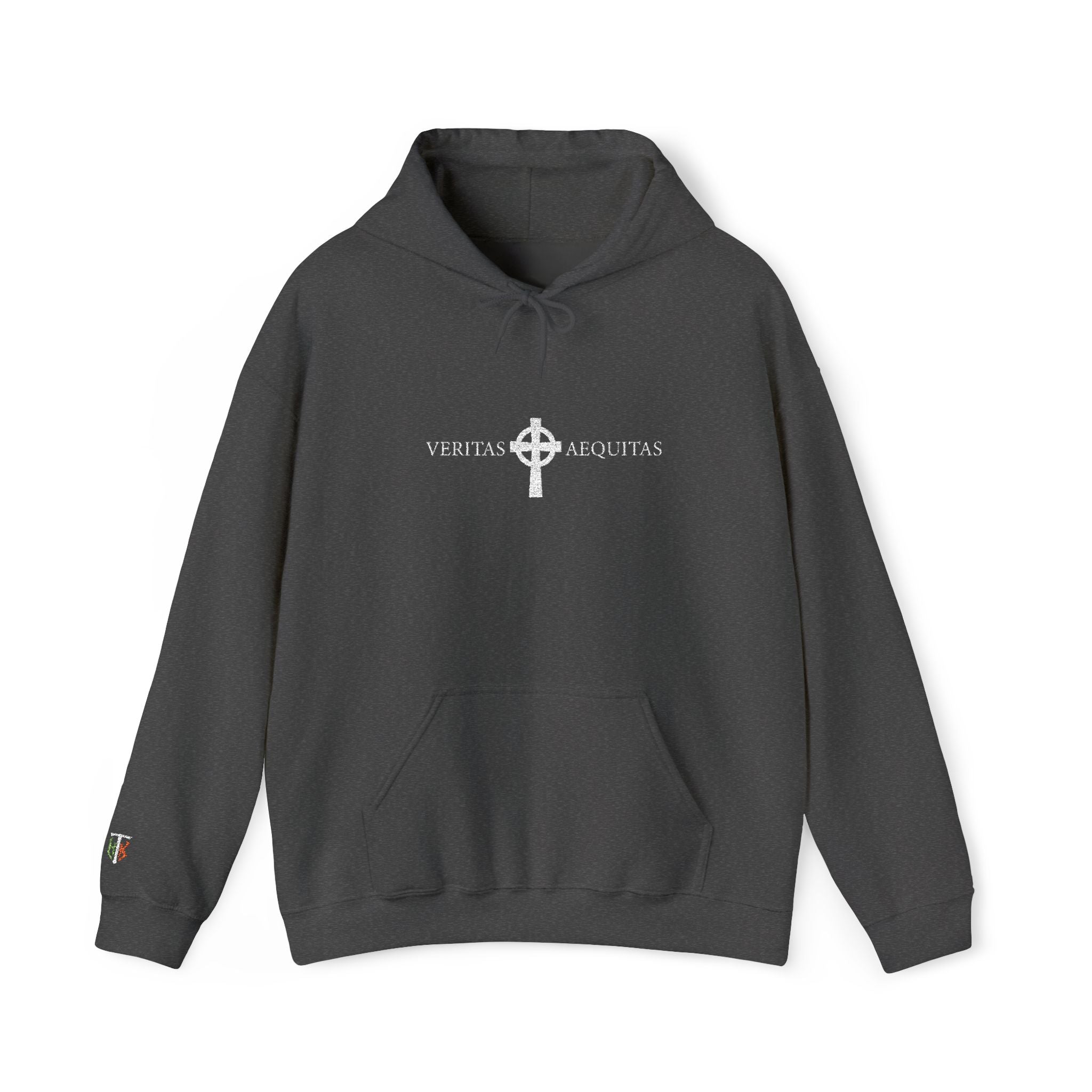'Veritas Aequitas' Embroidered Streetwear Pullover
