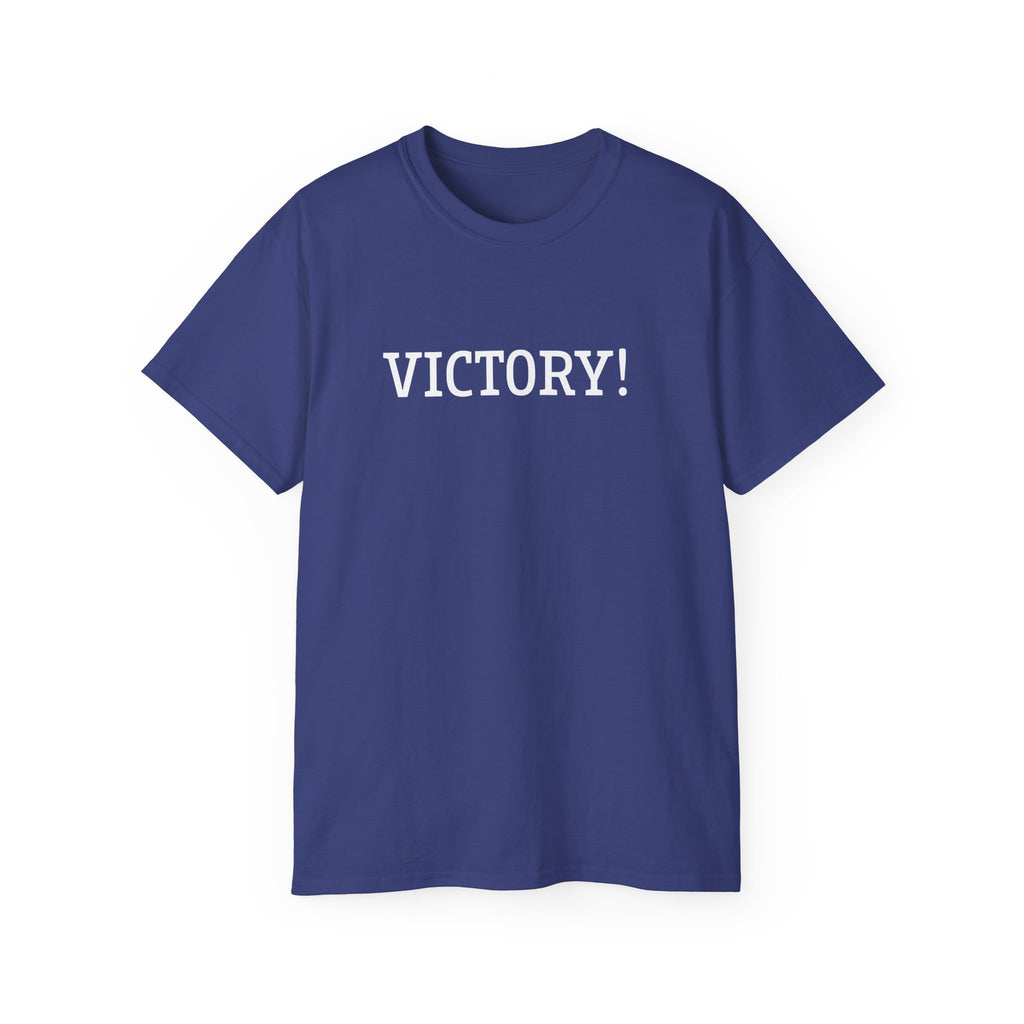 Victory! Graphic Tee - Bold Motivational Cotton T-Shirt