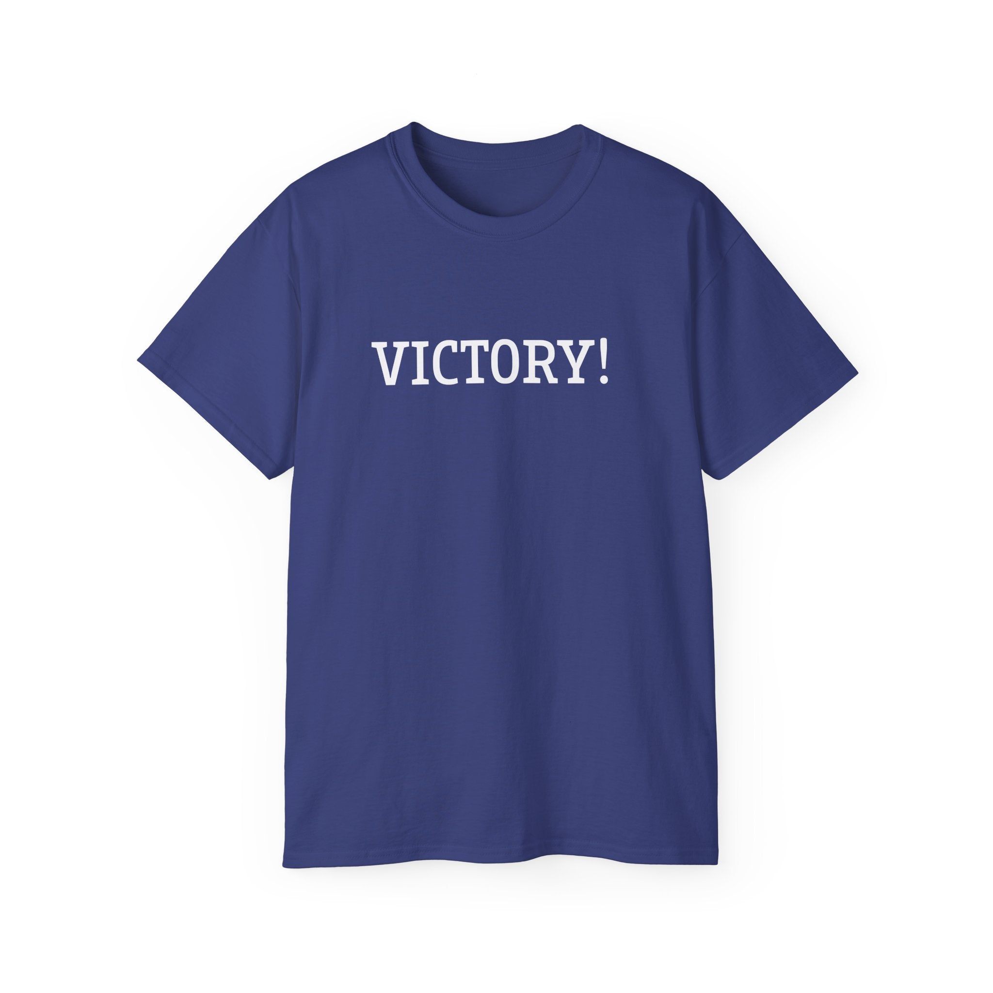 Victory! Graphic Tee - Bold Motivational Cotton T-Shirt