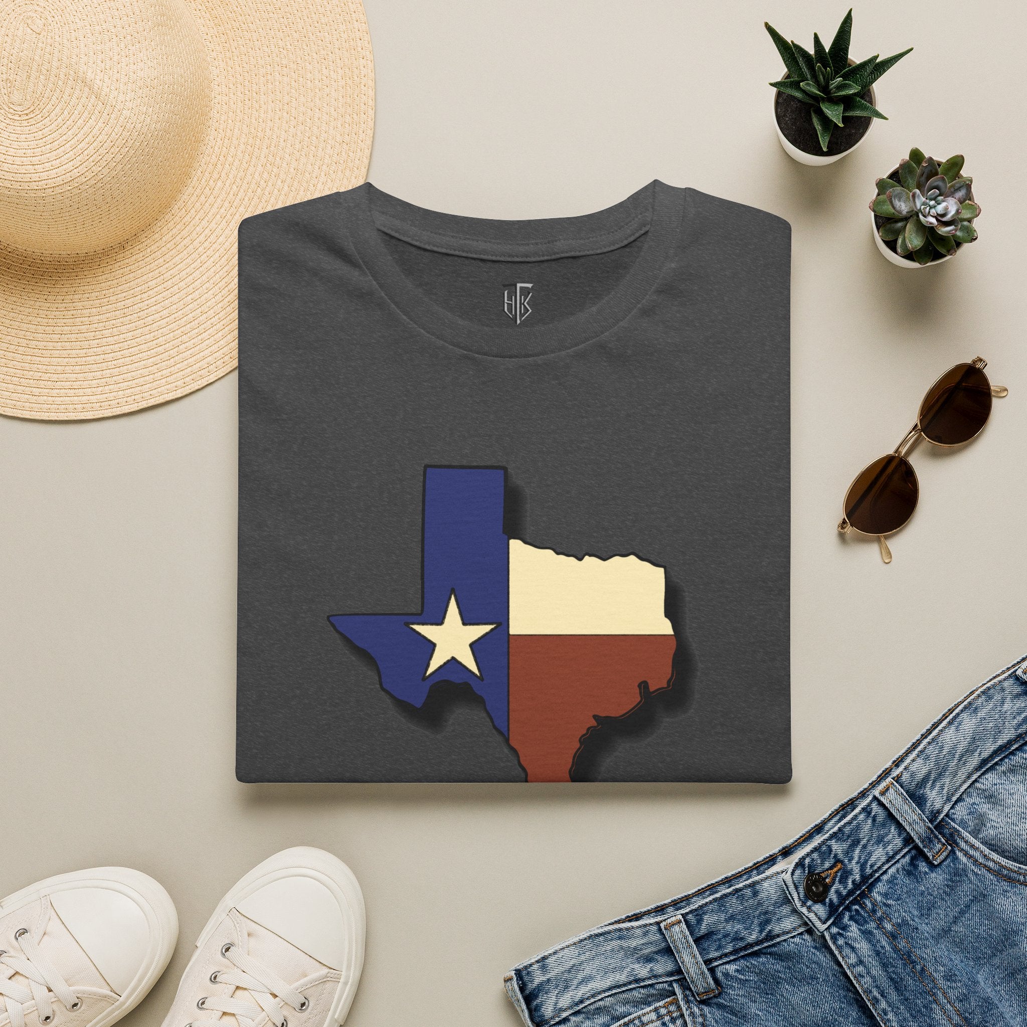 Texas Flag Outline T‑Shirt — Lone Star State Map Tee