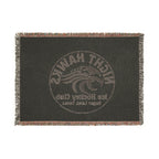 Night Hawks Ice Hockey Club Woven Blanket — Sugar Land Texas Team Throw