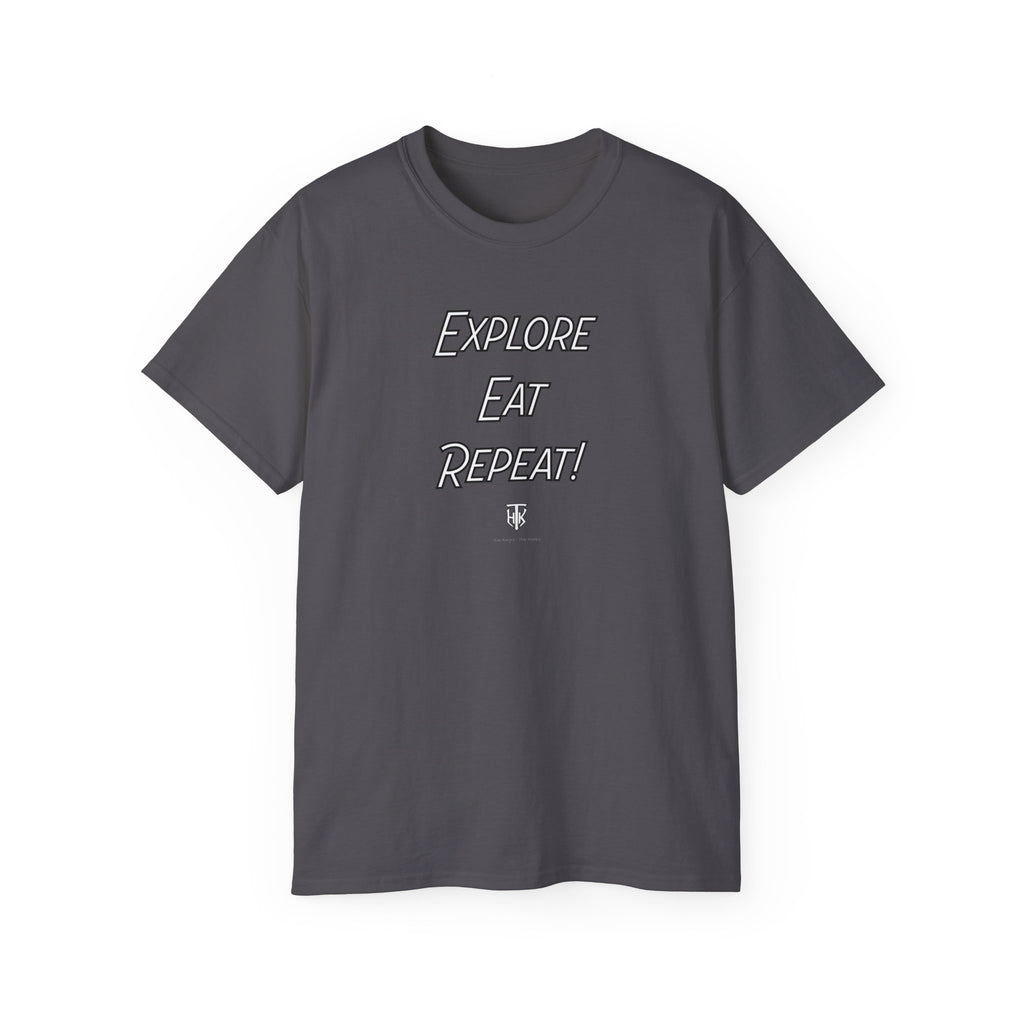 Explore Eat Repeat T-Shirt — Travel & Foodie Tee