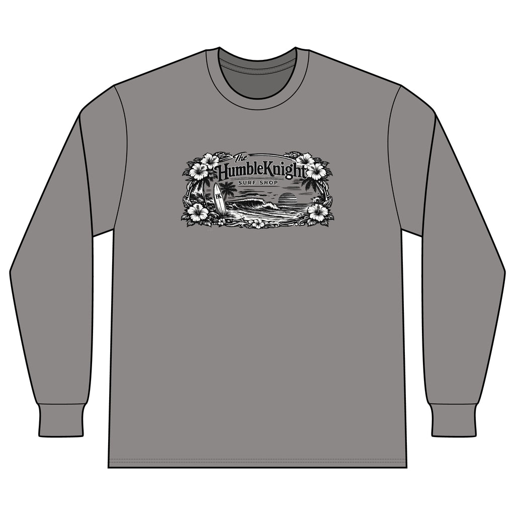 The HumbleKnight Surf Shop Hawaiian Edition Long Sleeve Tee