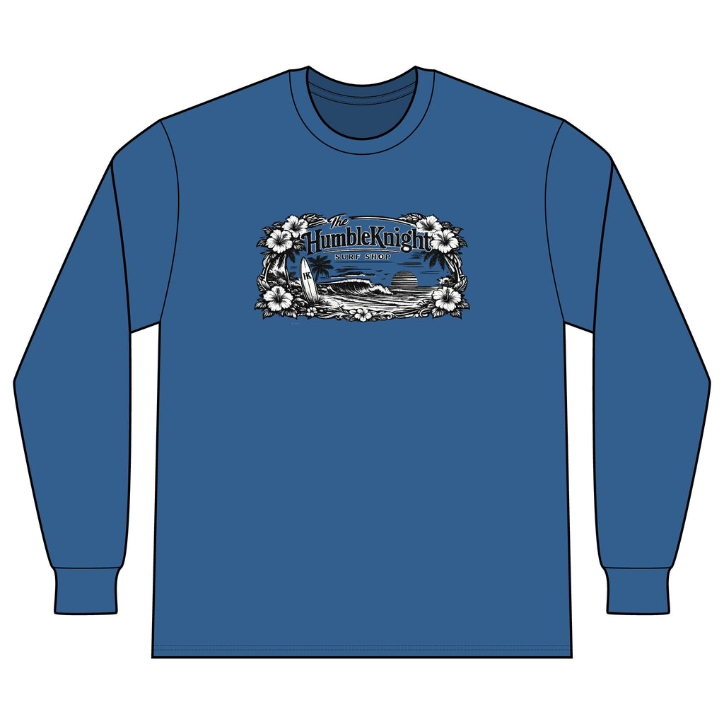 The HumbleKnight Surf Shop Hawaiian Edition Long Sleeve Tee