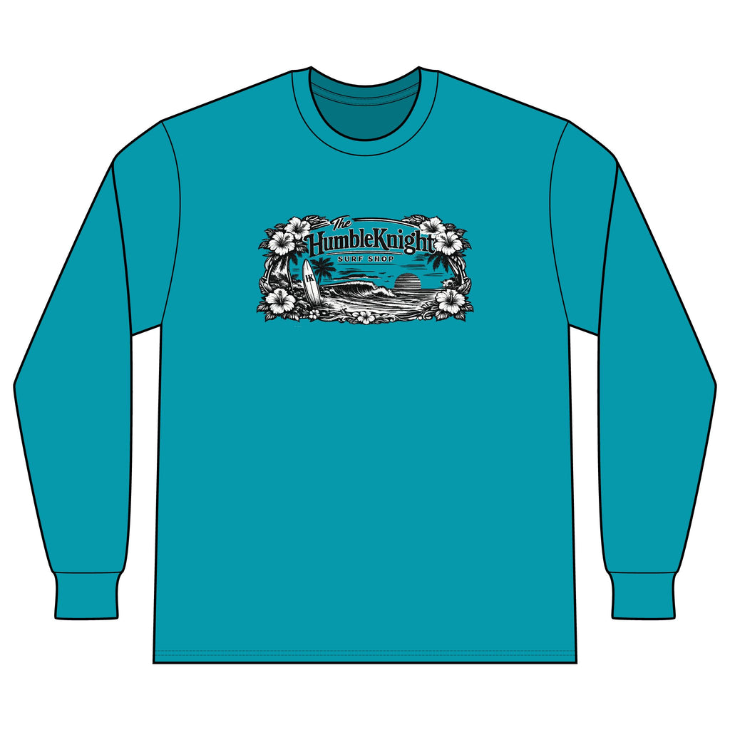 The HumbleKnight Surf Shop Hawaiian Edition Long Sleeve Tee