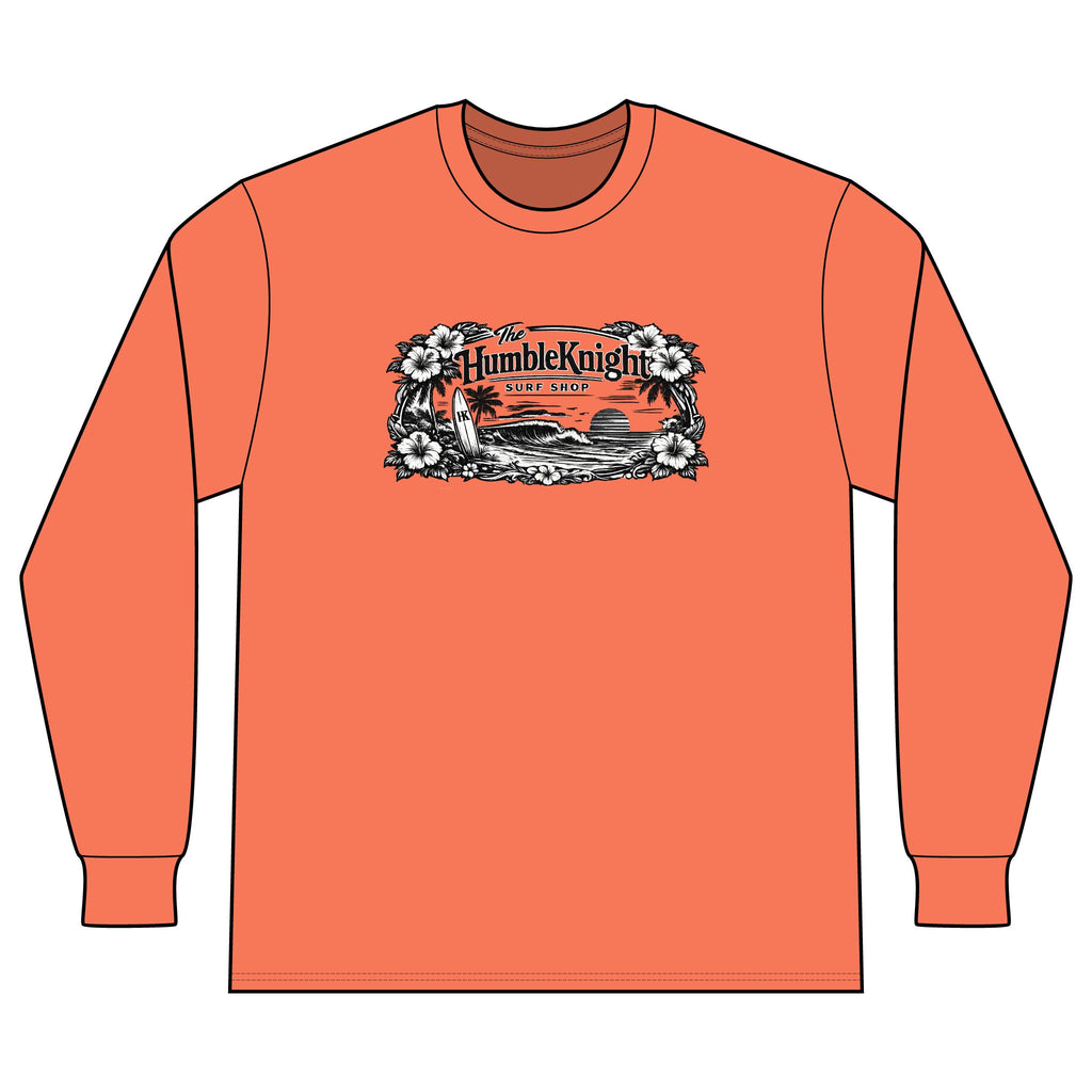 The HumbleKnight Surf Shop Hawaiian Edition Long Sleeve Tee