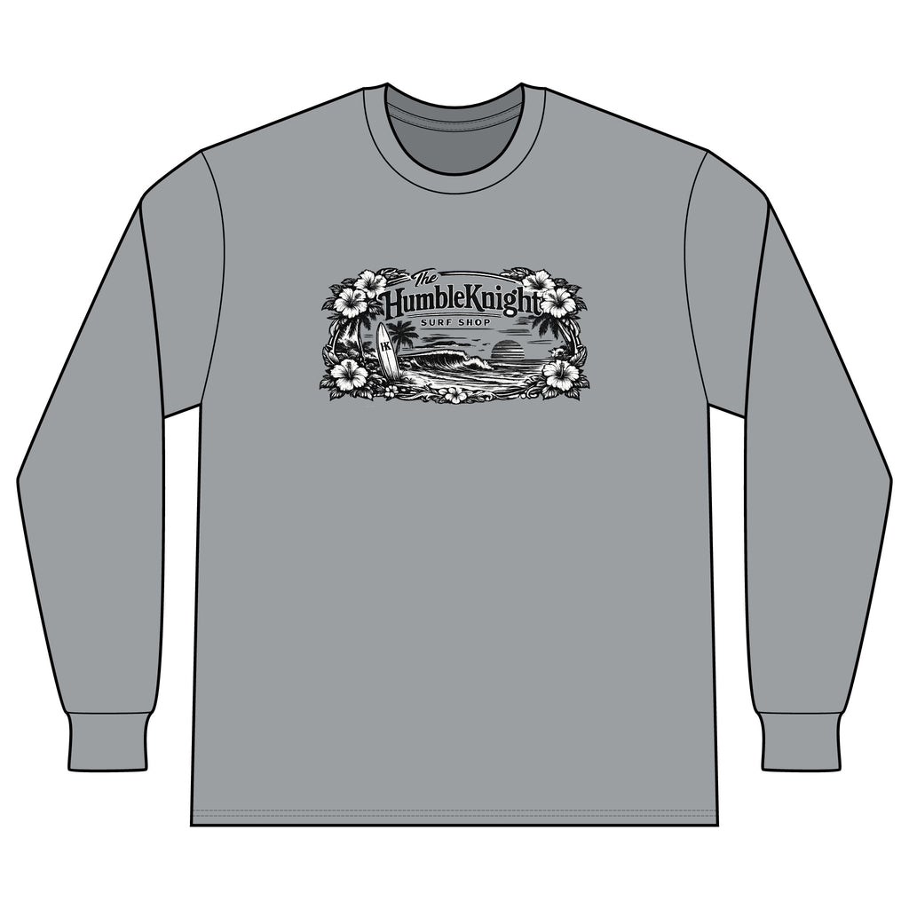 The HumbleKnight Surf Shop Hawaiian Edition Long Sleeve Tee